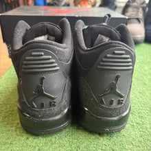 Load image into Gallery viewer, Jordan Black Cat 3s Size 7Y
