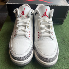 Load image into Gallery viewer, Jordan Reimagined White Cement 3s Size 10.5
