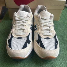 Load image into Gallery viewer, New Balance MiUSA Teddy Santis Sea Salt Black 993s Size 8.5
