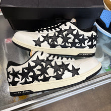 Load image into Gallery viewer, Amiri White Black Stars Low Sneakers Size 45
