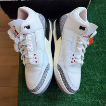 Load image into Gallery viewer, Jordan Reimagined White Cement 3s Size 10
