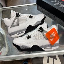 Load image into Gallery viewer, Jordan White Cement 4s Size 6.5Y
