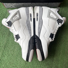 Load image into Gallery viewer, Jordan White Cement 4s Size 9
