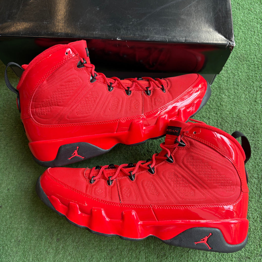 Jordan Chile Red 9s Size 13
