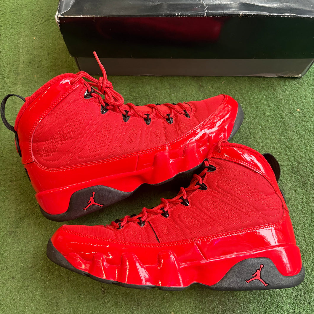 Jordan Chili Red 9s Size 10