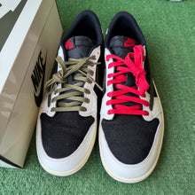 Load image into Gallery viewer, Jordan Travis Scott Olive Low 1s Size 11W/9.5M
