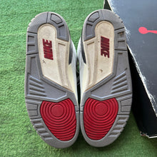 Load image into Gallery viewer, Jordan Reimagined White Cement 3s Size 9
