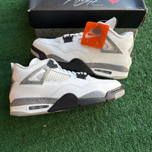 Load image into Gallery viewer, Jordan White Cement 4s Size 13
