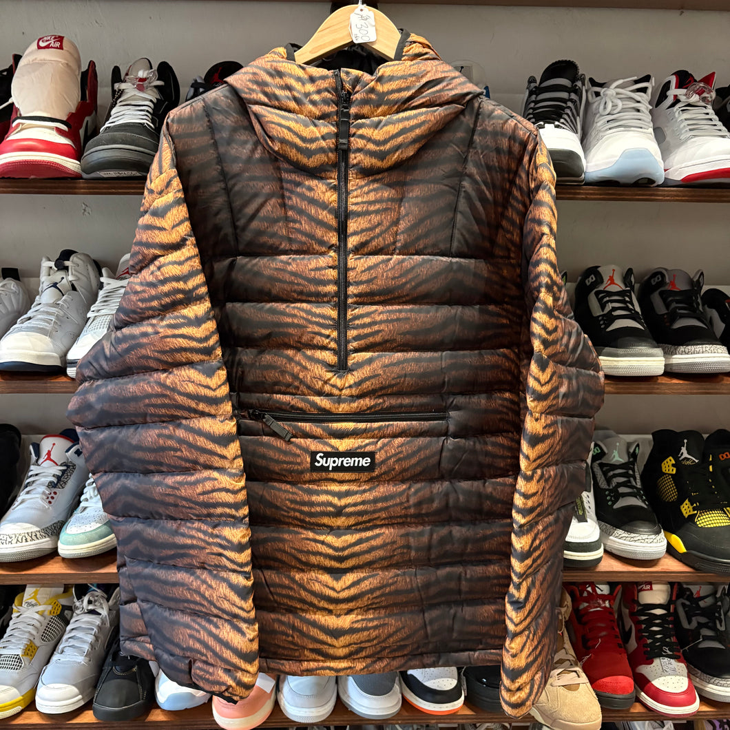 Supreme Half Zip Puffer Size L