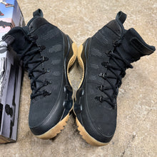 Load image into Gallery viewer, Jordan Black Gum 9 Boots Size 10
