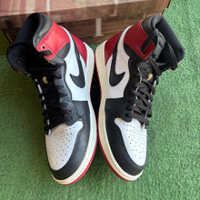 Load image into Gallery viewer, Jordan Reimagined Black Toe 1s Size 9.5
