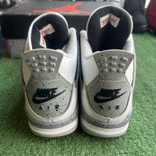 Load image into Gallery viewer, Jordan White Cement 4s Size 6Y
