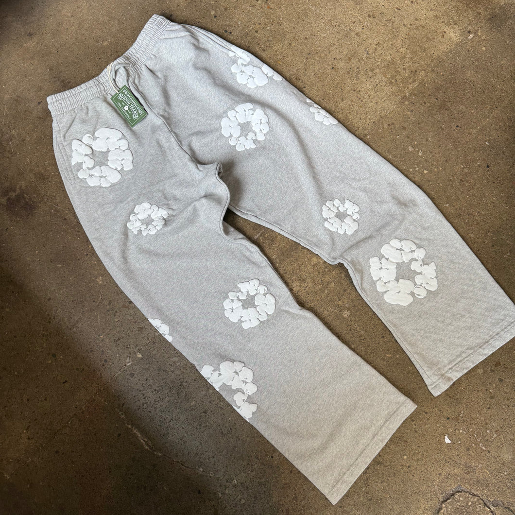 Denim Tears Grey Baggy Sweatpants