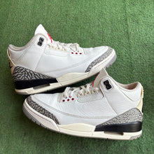 Load image into Gallery viewer, Jordan Reimagined White Cement 3s Size 8
