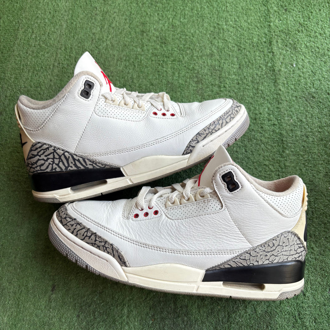 Jordan Reimagined White Cement 3s Size 8