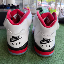Load image into Gallery viewer, Jordan Fire Red 5s Size 7Y

