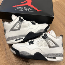 Load image into Gallery viewer, Jordan White Cement 4s Size 8.5
