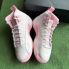 Load image into Gallery viewer, Jordan Pearl Pink 12s Size 5.5Y
