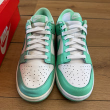 Load image into Gallery viewer, Nike Green Glow Low Dunks Size 8.5W/7M

