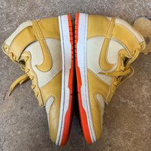Load image into Gallery viewer, Nike Wheat Gold Orange High Dunks Size 12
