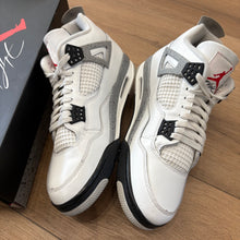 Load image into Gallery viewer, Jordan White Cement 4s Size 11.5
