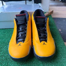 Load image into Gallery viewer, Jordan University Gold 14s Size 10.5
