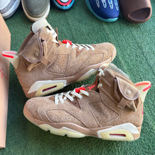 Load image into Gallery viewer, Jordan Travis Scott British Khaki 6s Size 11
