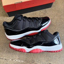 Load image into Gallery viewer, Jordan Bred Low 11s Size 10.5
