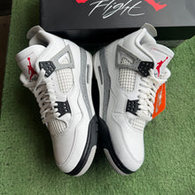 Load image into Gallery viewer, Jordan White Cement 4s Size 8
