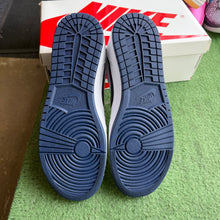 Load image into Gallery viewer, Jordan Metallic Navy Low 1s Size 12
