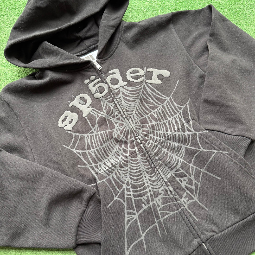 Sp5der Zip Up Hoodie