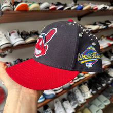 Load image into Gallery viewer, Vinny Taylor Cleveland Indians Fitted Hat Size 7 1/2
