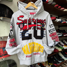 Load image into Gallery viewer, Supreme Zip Up Hoodie Size S
