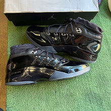 Load image into Gallery viewer, Jordan Black Patent 17s Size 14
