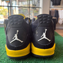 Load image into Gallery viewer, Jordan Yellow Thunder 4s Size 7Y
