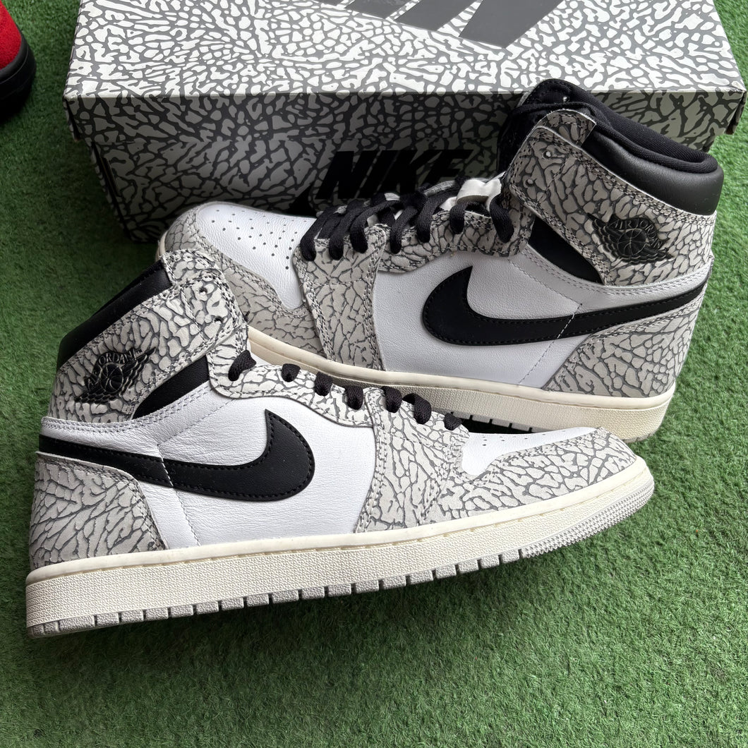 Jordan White Cement 1s Size 11