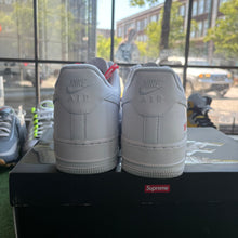 Load image into Gallery viewer, Nike Supreme White Air Force 1s Size 12
