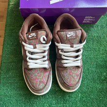 Load image into Gallery viewer, Nike Paisley Brown SB Low Dunks Size 9
