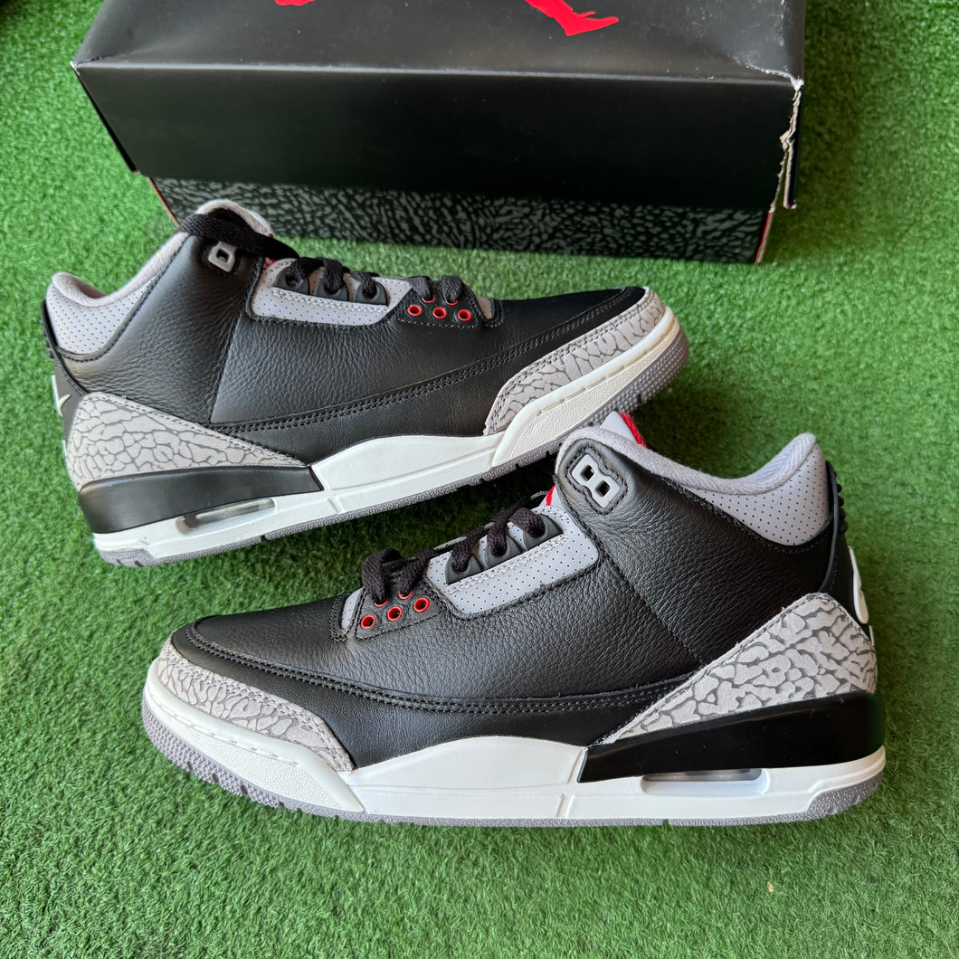 Jordan Black Cement 3s Size 8.5