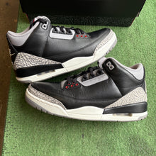Load image into Gallery viewer, Jordan Black Cement 3s Size 10

