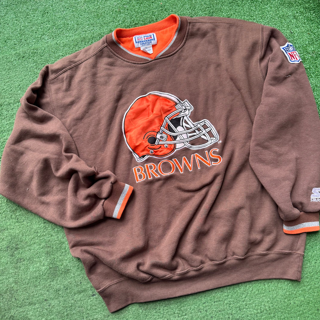 Vintage Cleveland Browns Starter Crewneck Size XL