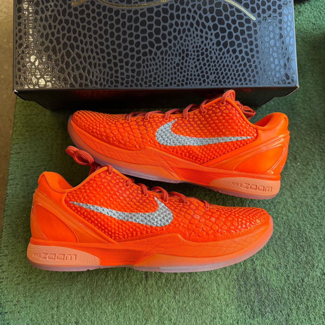 Nike Kobe Total Orange Protro VIs Size 10.5