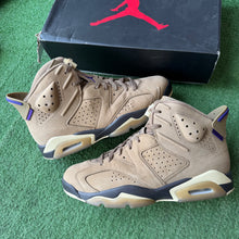 Load image into Gallery viewer, Jordan Gore-Tex Brown Kelp 6s Size 11.5W/10M
