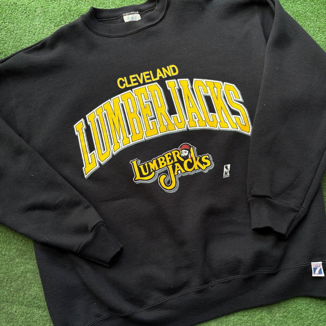 Vintage Cleveland Lumberjacks Crewneck Size XL