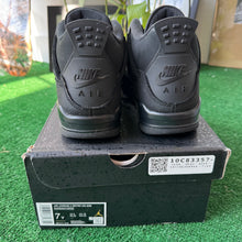 Load image into Gallery viewer, Jordan Black Cat 4s Size 7Y
