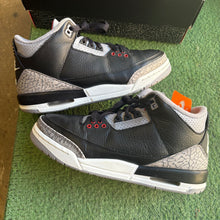 Load image into Gallery viewer, Jordan Black Cement 3s Size 7Y

