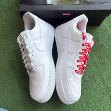 Load image into Gallery viewer, Nike Supreme White Air Force 1s Size 12

