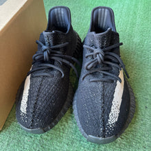Load image into Gallery viewer, Adidas Yeezy Core Black 350 V2s Size 9.5
