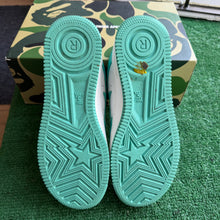 Load image into Gallery viewer, A Bathing Ape Teal Bapestas Size 9
