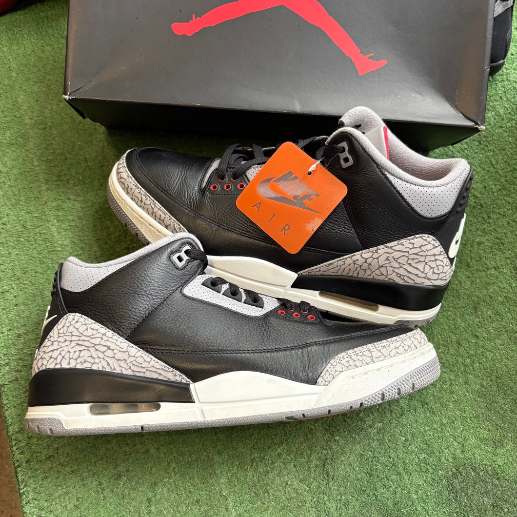 Jordan Black Cement 3s Size 12